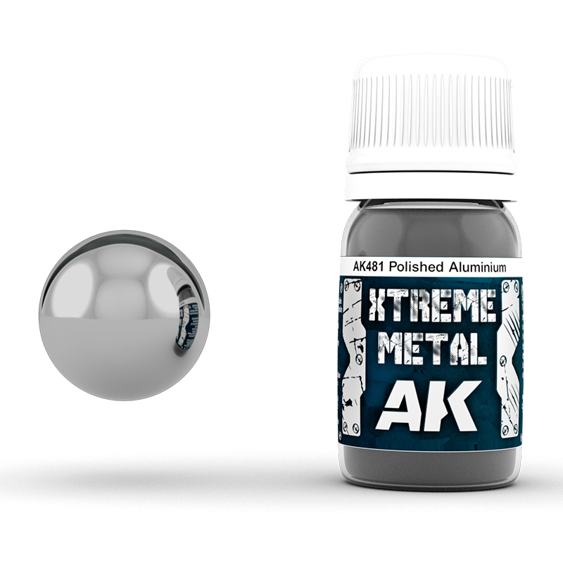AK481 AK Interactive XTREME METAL POLISHED ALUMINIUM