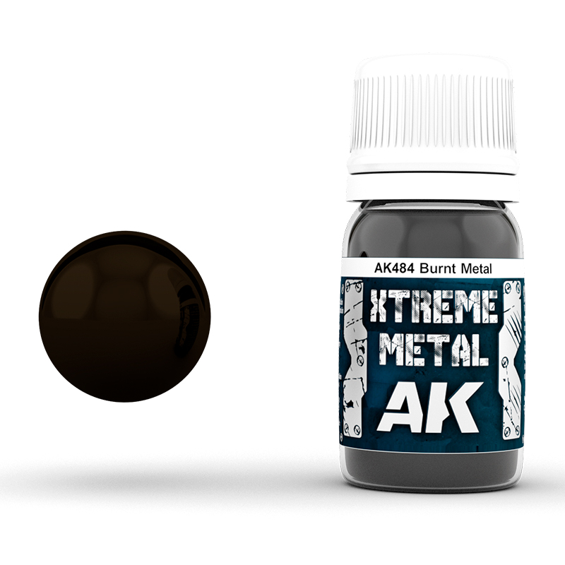 AK484 AK Interactive XTREME METAL BURNT METAL