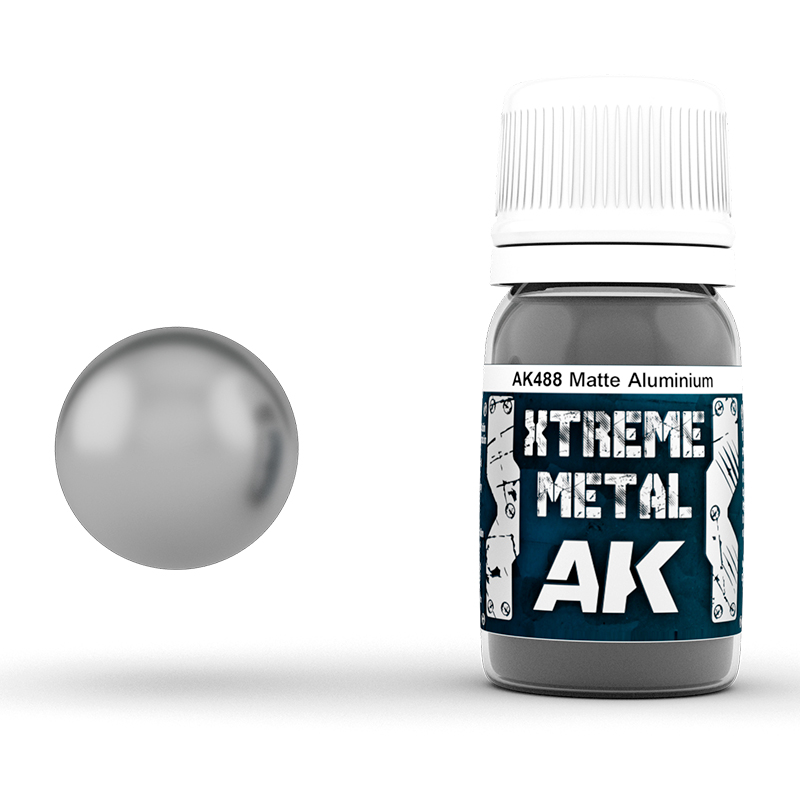 AK488 AK Interactive XTERME METAL MATTE ALUMINIUM