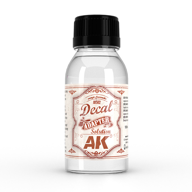AK582 AK Interactive DECAL ADAPTER SOLUTION 100ml