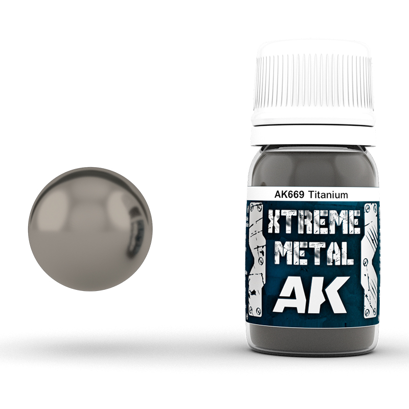 AK669 AK Interactive XTREME METAL TITANIUM