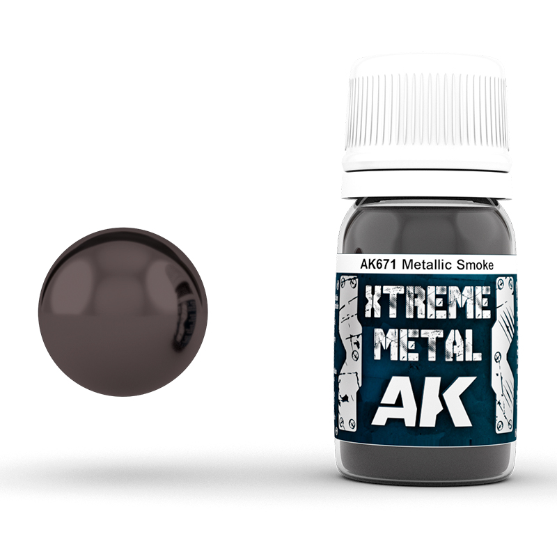 AK671 AK Interactive XTREME METAL SMOKE METALLIC