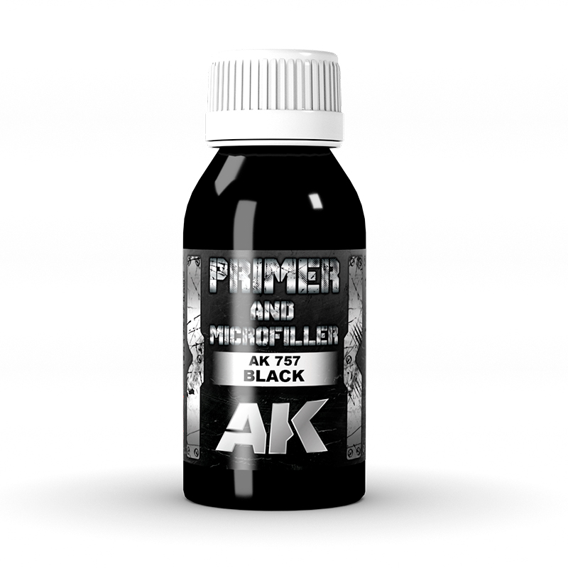 AK757 AK Interactive BLACK PRIMER AND MICROFILLER 100 ml