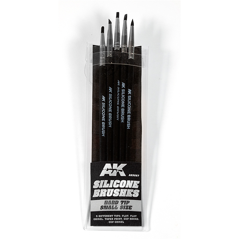 AK9087 AK Interactive SILICONE BRUSHES HARD TIP SMALL