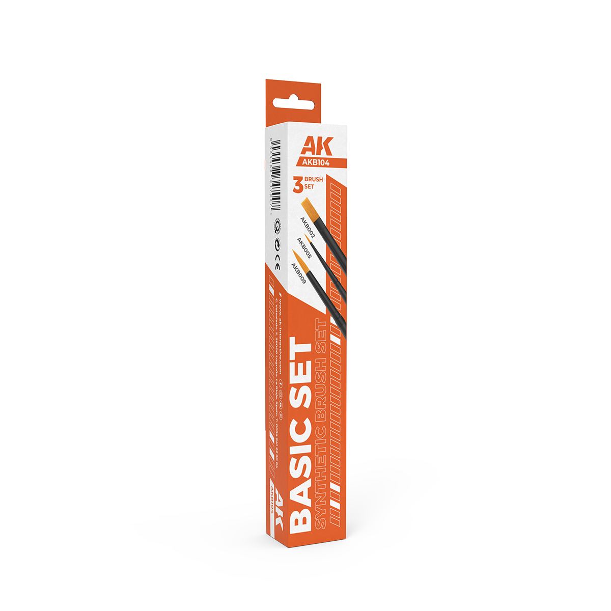 AKB104 AK Interactive BASIC BRUSHES SET (3 brushes)