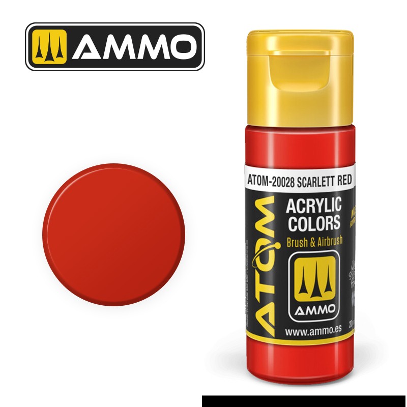 ATOM20028 ATOM Colour Scarlet Red