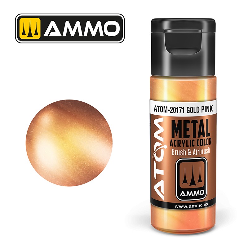 ATOM20171 ATOM METALLIC Gold Pink
