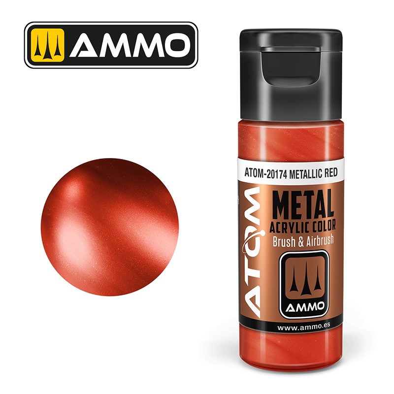 ATOM20174 ATOM METALLIC Red