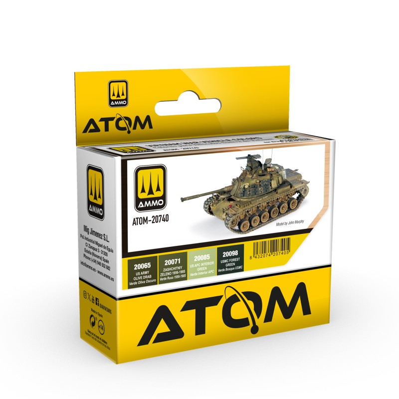 ATOM20740 ATOM Vietnam War Vehicles Colours Set