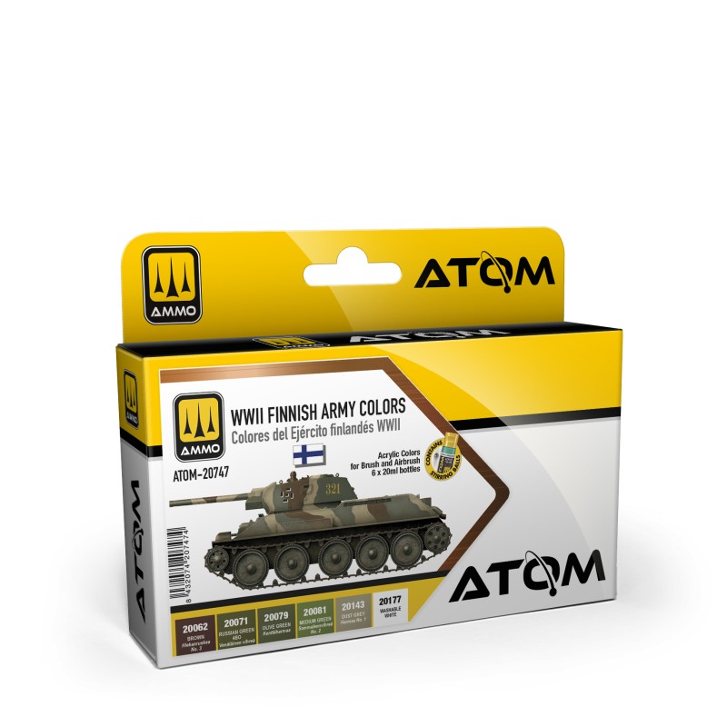 ATOM20747 ATOM  WWII Finnish Army Colours Set