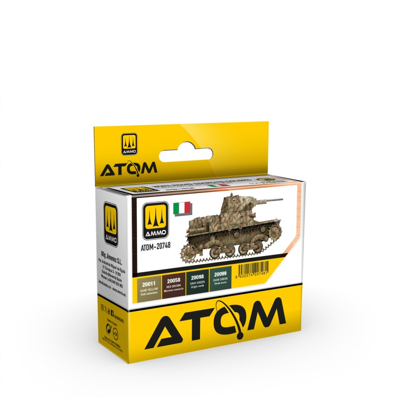 ATOM20748 ATOM WWII Regio Esercito Colours Set