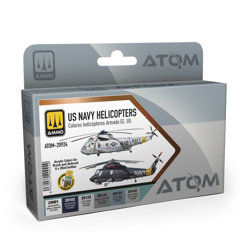 ATOM20924 ATOM US Navy Helicopters Set 