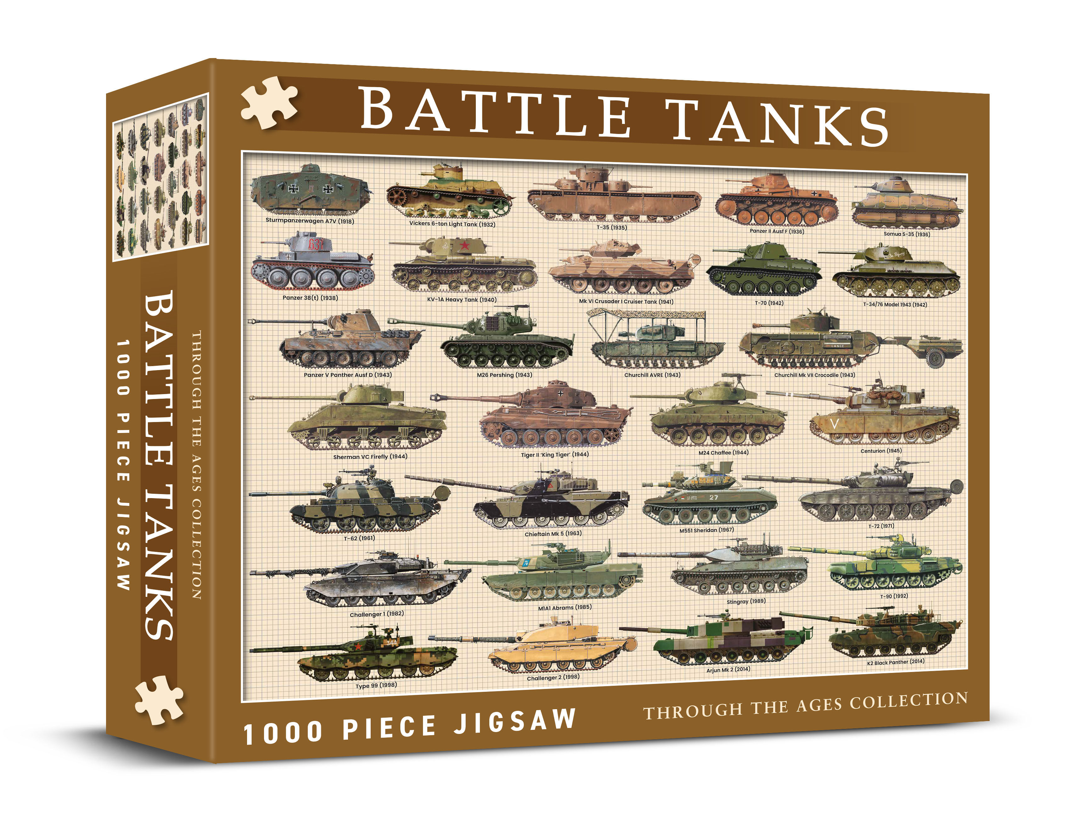 CHP0152 TANKS 1000 PIECE JIGSAW