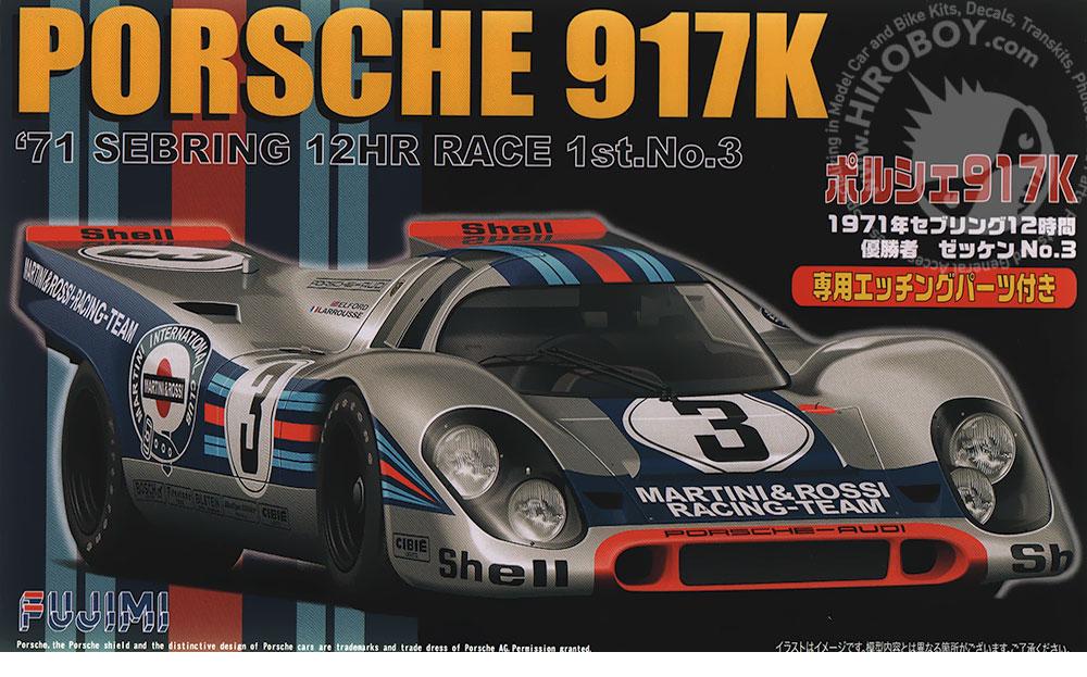 F123882 Fujimi PORSCHE 917K 1971 SEBRING 12 HOUR RACE WINNER