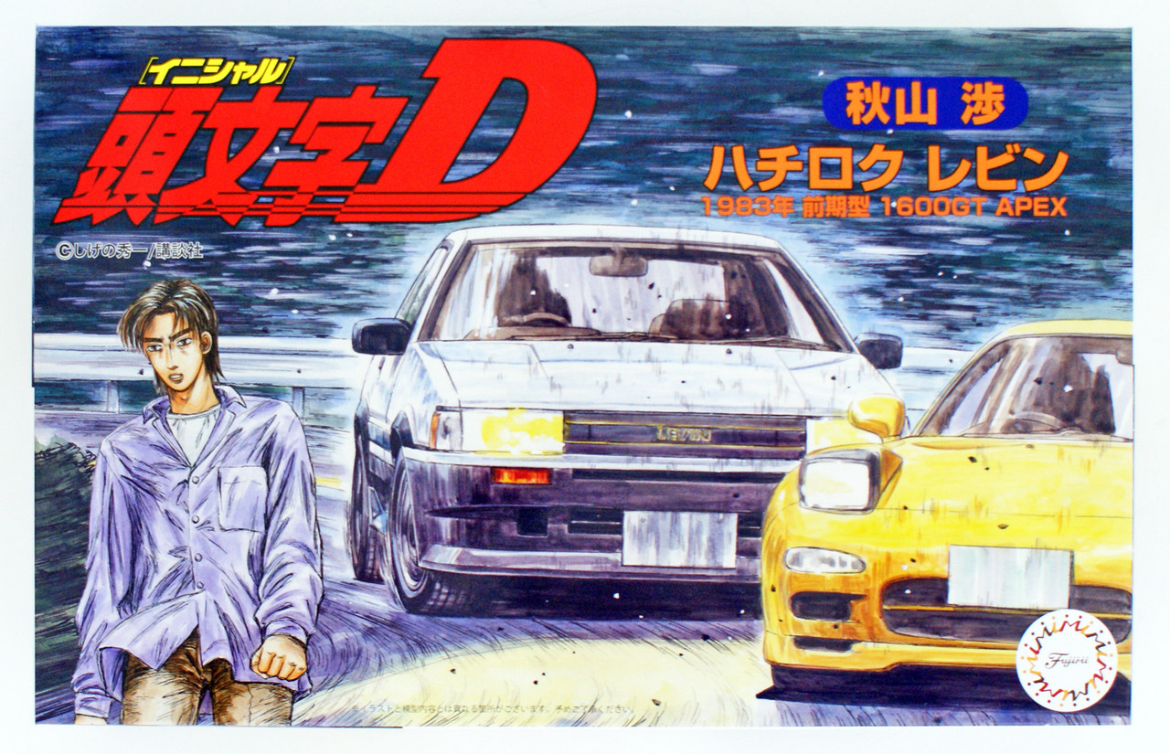 F183619 Fujimi Initial-D 1/24 AE86 Levin Akyama Wataru