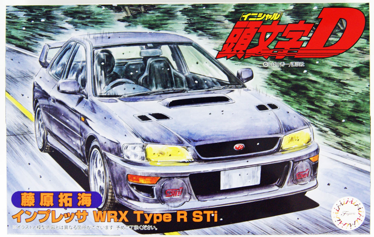 F183664 Fujimi Initial-D 1/24 Impressa WRX TypeR Sti Fujiwara Takumi
