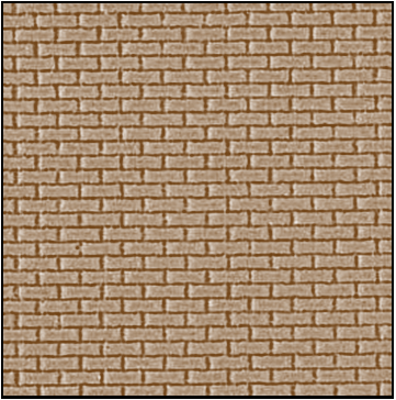 FBS401C 4mm Scale Plain Bond Brickwork *STONE Coloured* (14