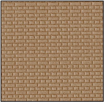 FBS402C 4mm Scale English Bond Brickwork (Metric) *STONE Coloured* (