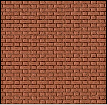 FBS403B 4mm Scale Flemish Bond *BRICK Coloured* (14