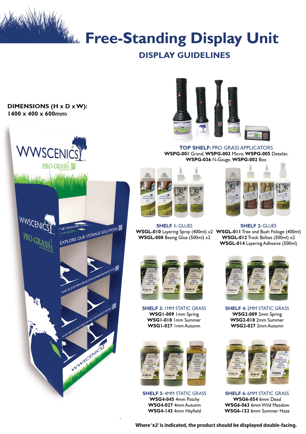 FSDU-PGLS-BUNDLE WW Scenics FSDU - Pro Grass Layering System - Bundle