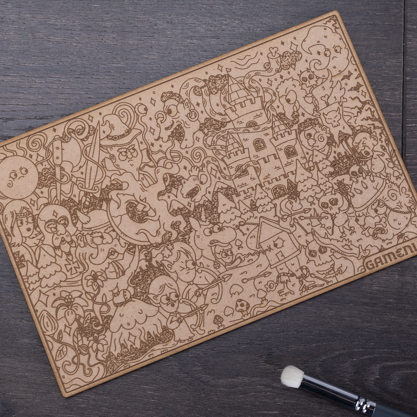 GE-TXTR-LG GAME ENVY CREATIONS DRY BRUSH TEXTURE PALETTE LARGE