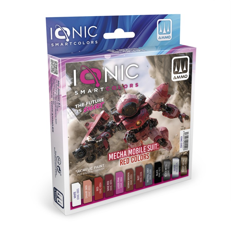 IONIC0455 Mecha Mobile Suit Red colors
