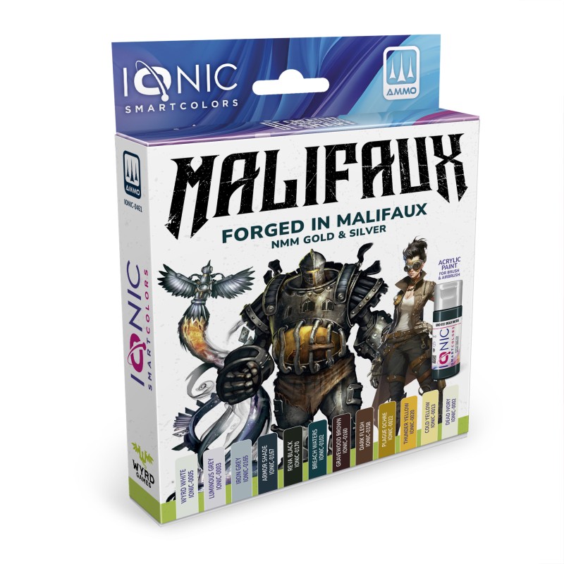 IONIC0461 Set Malifaux Forged in Malifaux NMM Gold and Silver