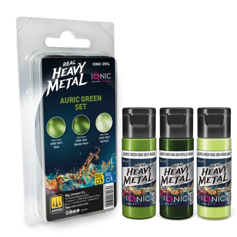 IONIC0594 Real Heavy Metal Auric Green Set