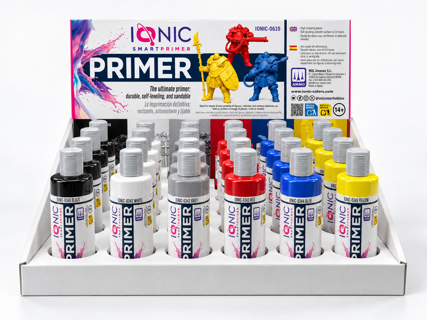 IONIC0610 IONIC Smart Primer Display (6 references x 4 pcs each)