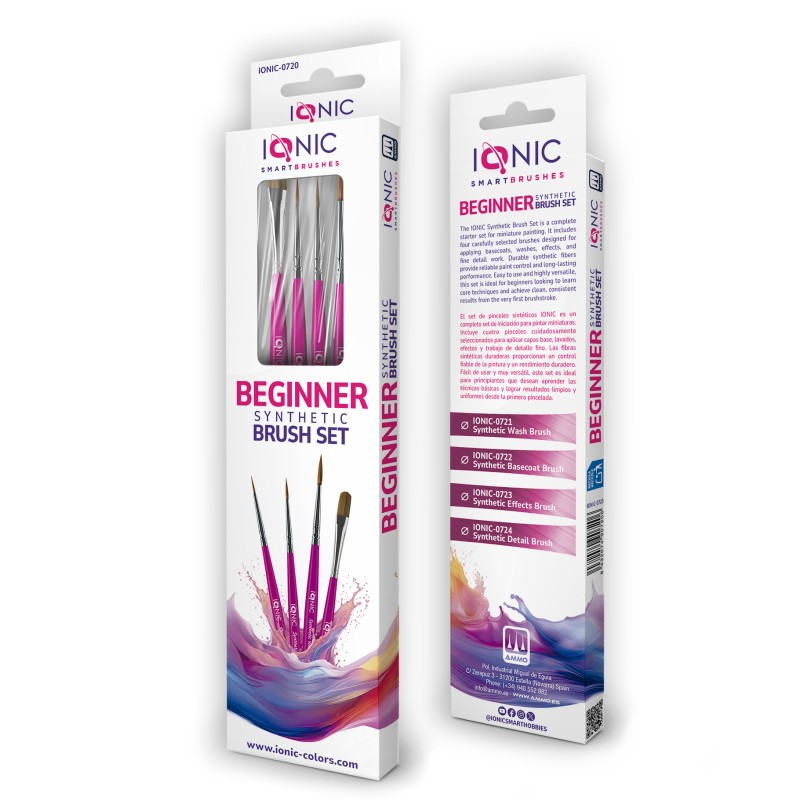 IONIC0720 Beginner Synthetic Brush Set