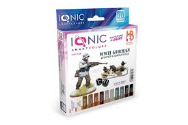 IONIC1208 WWII GERMAN WINTER CAMOUFLAGE PAINT SET
