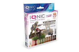 IONIC1209 WWII BRITISH CAMOUFLAGE PAINT SET