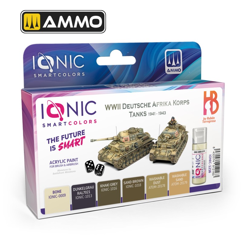 IONIC1216 Deutsches Afrikakorps Tanks WWII