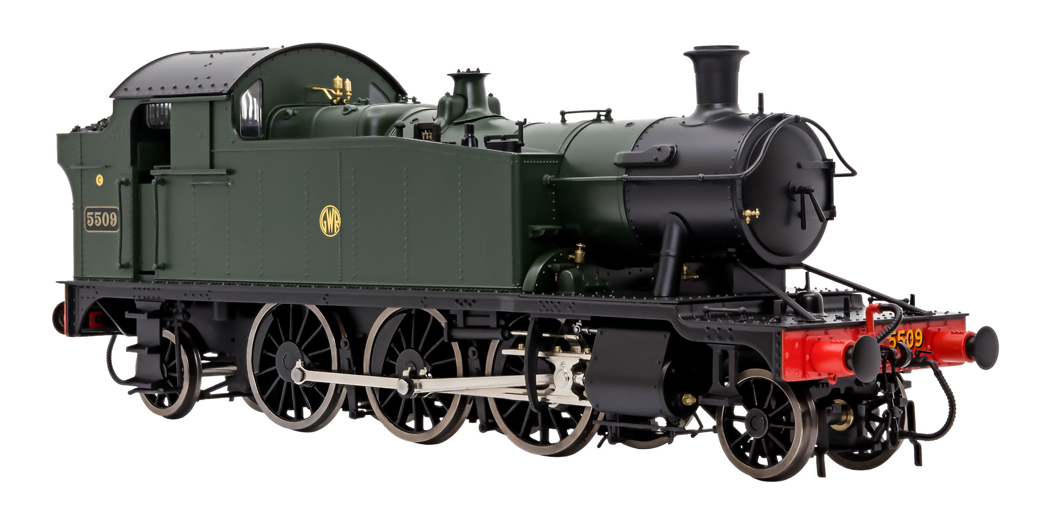 LHT-S-5503 Dapol Class 55xx 2-6-2 Shirtbutton GWR Green 5509