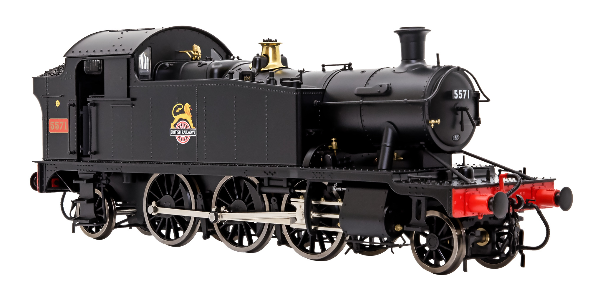LHT-S-5507 Dapol Class 55xx 2-6-2 BR Early Crest BR Black 5571