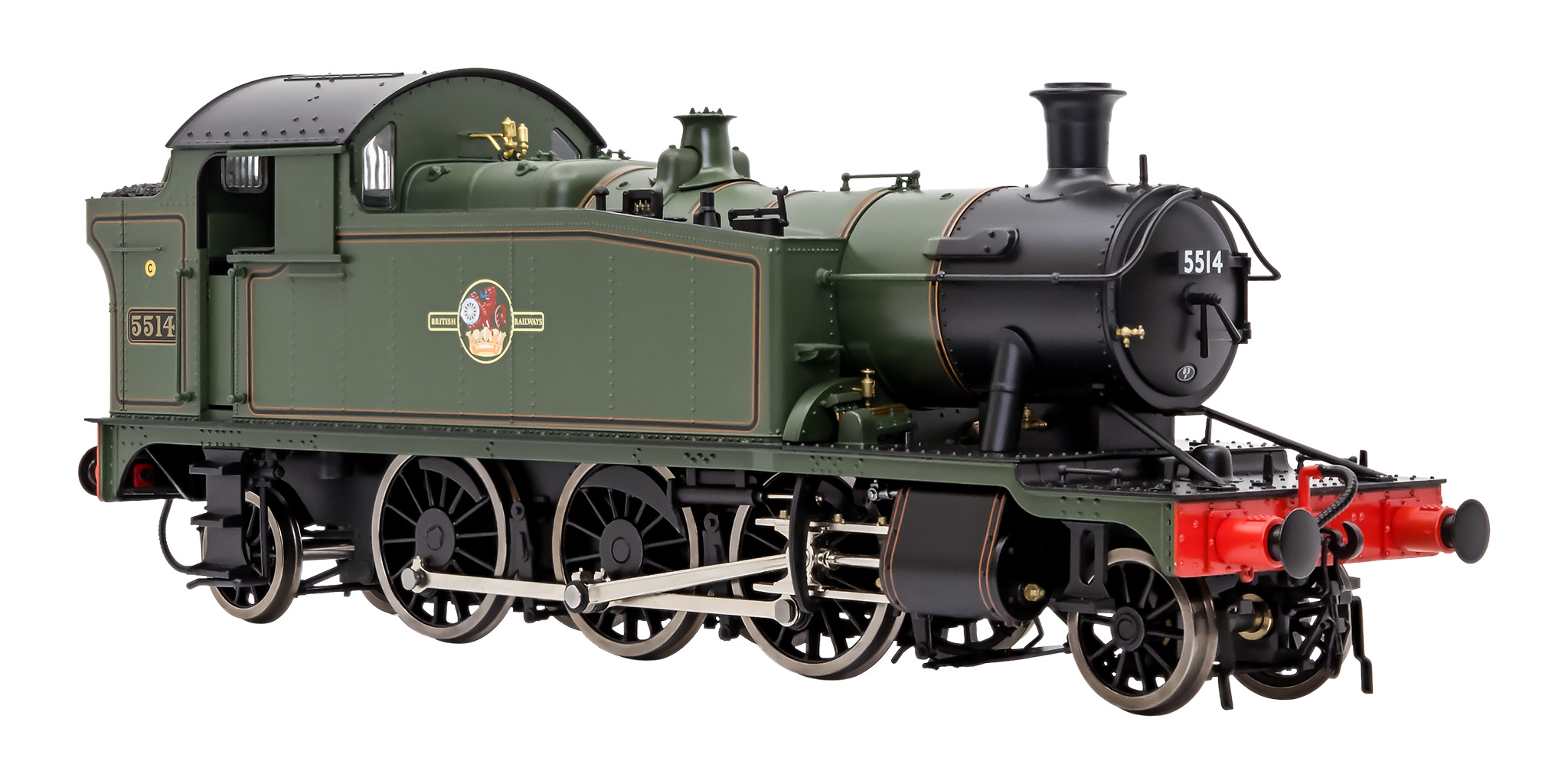 LHT-S-5509 Dapol Class 55xx 2-6-2 BR Late Crest BR Lined Green
