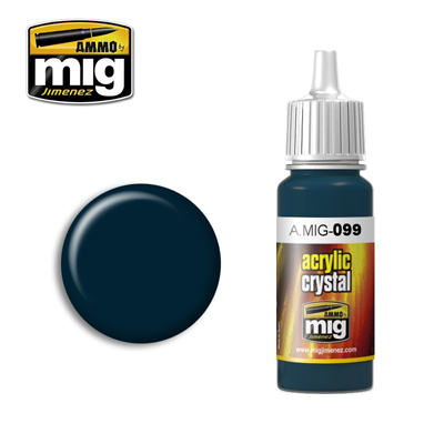 MIG099 Ammo CRYSTAL BLACK BLUE (AND TAIL LIGHT OFF)