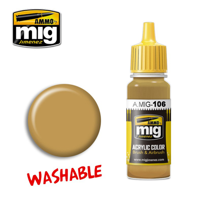 MIG106 Ammo WASHABLE SAND (RAL 8020)