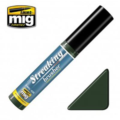 MIG1256 GREEN GREY GRIME STREAKING BRUSHER