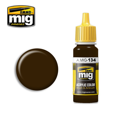 MIG134 AMMO F553 BURNT BROWN RED