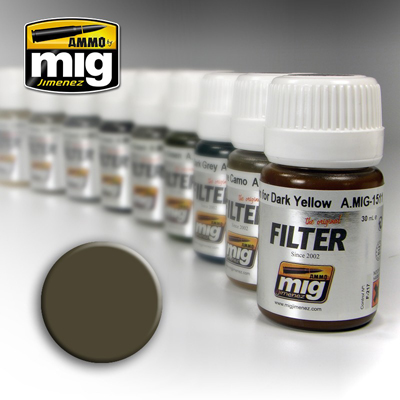 MIG1502 Ammo DARK GREY FOR WHITE FILTER