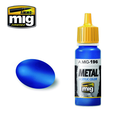 MIG196 AMMO WARHEAD METALLIC BLUE