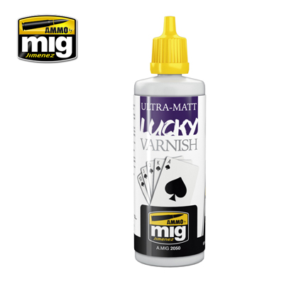 MIG2050 Ammo ULTRA MATT LUCKY VARNISH 60ML