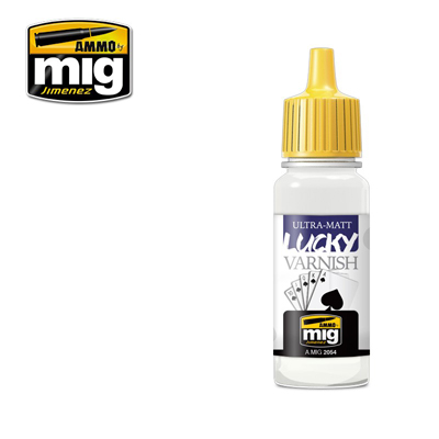 MIG2054 Ammo ULTRA MATT LUCKY VARNISH 17ML