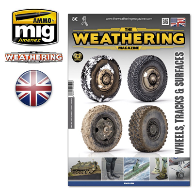 MIG4524 Ammo WEATHERING MAG ISSUE 25 - WHEELS, TRACKS & SURFACES