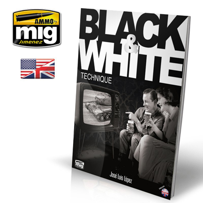 MIG6016 BLACK & WHITE TECHNIQUES GUIDE BOOK