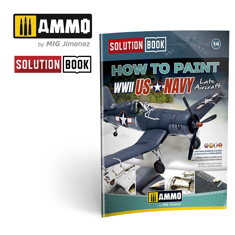 MIG6523 AMMO How to Paint How to Paint US Navy WWII Late SOLUTION BOOK  M