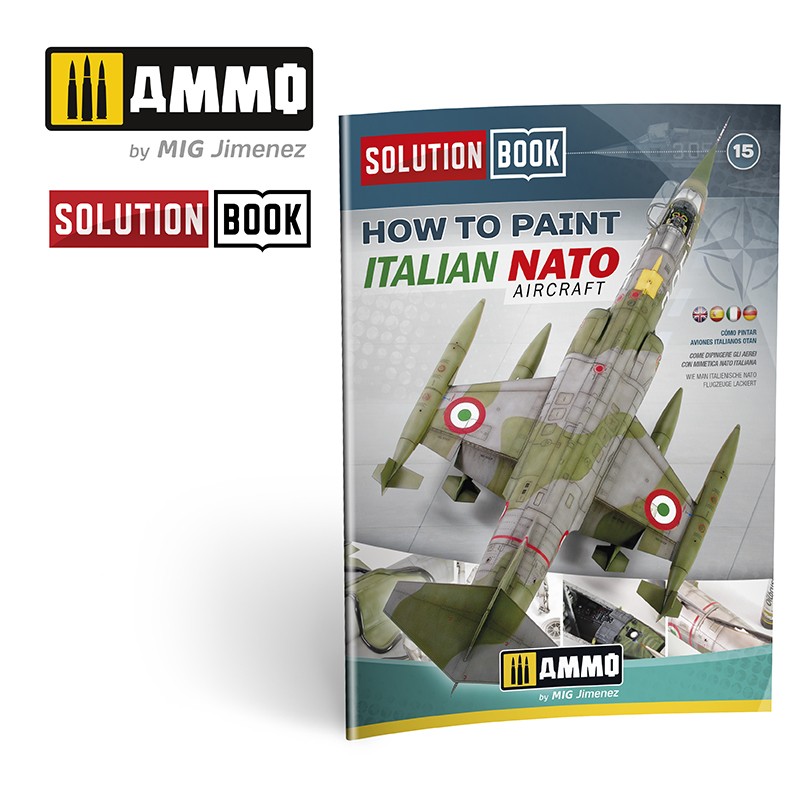 MIG6525 AMMO How to Paint Italian NATO Aircraft SOLUTION BOOK