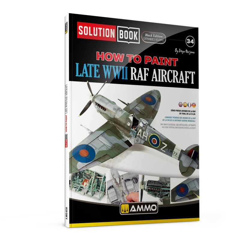 MIG6536 SOLUTION BOOK MINI 34 - BLACK EDITION - How to Paint Late WW