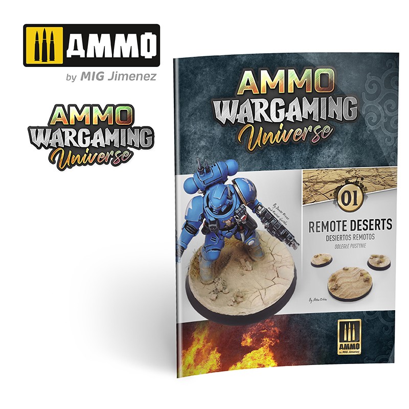 MIG6920 AMMO WARGAMING UNIVERSE Book 01  Remote Deserts (English, Castellano, Polski)